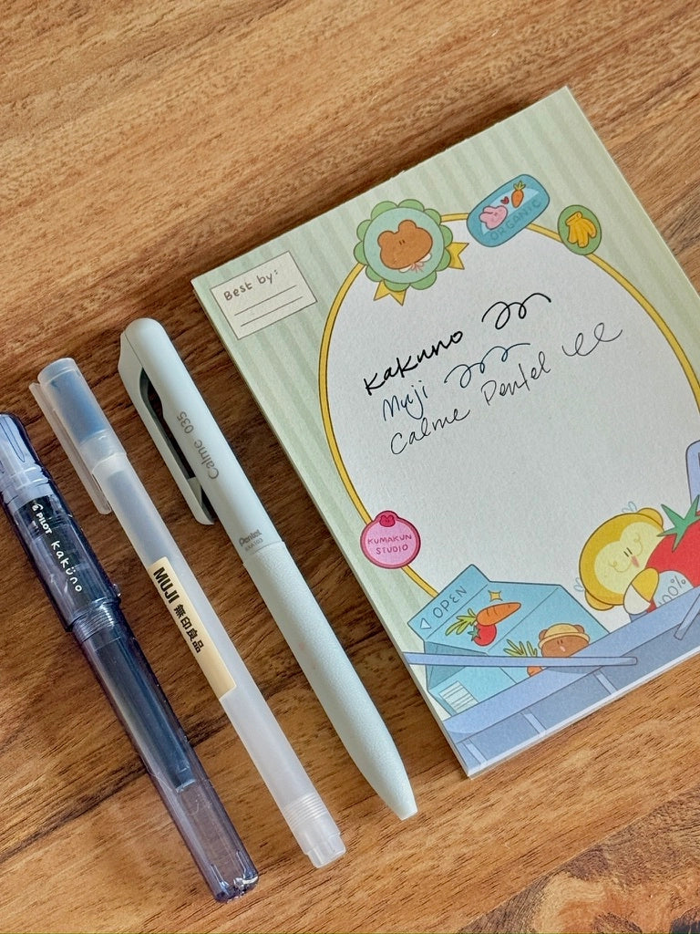 Perfect for notes or small lists

Sturdy paper for your inky pens :)

Size: 4.25” x 5.5” inches