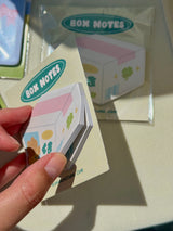 Perfect for notes or journal inserts

Sturdy paper for your inky pens :)

Size: 2.25” x 3” inches

25 sheets per pad
