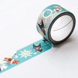 The trio on this adorable washi tape are Abby (brown-black tortie shell), Theo (white), and Ron (black and white socks).&nbsp;The marine look is fresh and very cute. Cut short to use as stickers, or as a pop point in wrapping or decoration.


✨ Product Features

Gold foil stamping for a subtle, elegant shine
Perfect for decorating planners, journals, cards, gifts, and scrapbooks
High‑quality Cozyca Products washi tape
Size: 20 mm × 5 m