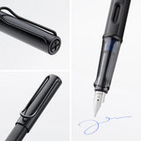 Light, lighter, LAMY AL-star: the writing classic made of resistant aluminium masters all challenges of everyday life in style. The transparent grip lies comfortably in the hand and, with an unobstructed view of the ink duct, turns the functional into a visual highlight. The series is ever inspiring with new special editions in current trendy colours and is thus an inspiring must-have in any pencil case.

Lightweight fountain pen with polished steel nib and ergonomic grip made of high-quality transparent pl