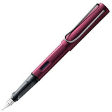 Light, lighter, LAMY AL-star: the writing classic made of resistant aluminium masters all challenges of everyday life in style. The transparent grip lies comfortably in the hand and, with an unobstructed view of the ink duct, turns the functional into a visual highlight. The series is ever inspiring with new special editions in current trendy colours and is thus an inspiring must-have in any pencil case.

Lightweight fountain pen with polished steel nib and ergonomic grip made of high-quality transparent pl