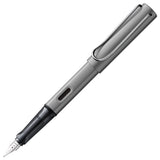 Light, lighter, LAMY AL-star: the writing classic made of resistant aluminium masters all challenges of everyday life in style. The transparent grip lies comfortably in the hand and, with an unobstructed view of the ink duct, turns the functional into a visual highlight. The series is ever inspiring with new special editions in current trendy colours and is thus an inspiring must-have in any pencil case.

Lightweight fountain pen with polished steel nib and ergonomic grip made of high-quality transparent pl