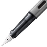Light, lighter, LAMY AL-star: the writing classic made of resistant aluminium masters all challenges of everyday life in style. The transparent grip lies comfortably in the hand and, with an unobstructed view of the ink duct, turns the functional into a visual highlight. The series is ever inspiring with new special editions in current trendy colours and is thus an inspiring must-have in any pencil case.

Lightweight fountain pen with polished steel nib and ergonomic grip made of high-quality transparent pl