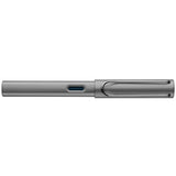 Light, lighter, LAMY AL-star: the writing classic made of resistant aluminium masters all challenges of everyday life in style. The transparent grip lies comfortably in the hand and, with an unobstructed view of the ink duct, turns the functional into a visual highlight. The series is ever inspiring with new special editions in current trendy colours and is thus an inspiring must-have in any pencil case.

Lightweight fountain pen with polished steel nib and ergonomic grip made of high-quality transparent pl