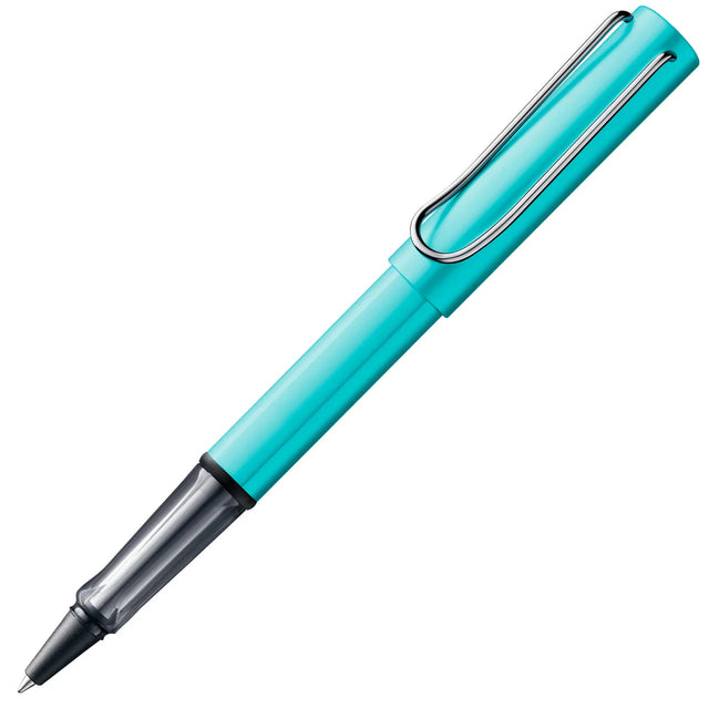 Light, lighter, LAMY AL-star: the writing classic made of resistant aluminium masters all challenges of everyday life in style. The transparent grip lies comfortably in the hand and, with an unobstructed view of the ink duct, turns the functional into a visual highlight. The series is ever inspiring with new special editions in current trendy colours and is thus an inspiring must-have in any pencil case.

Lightweight rollerball pen with ergonomic grip made of high-quality transparent plastic.

Distinctive m