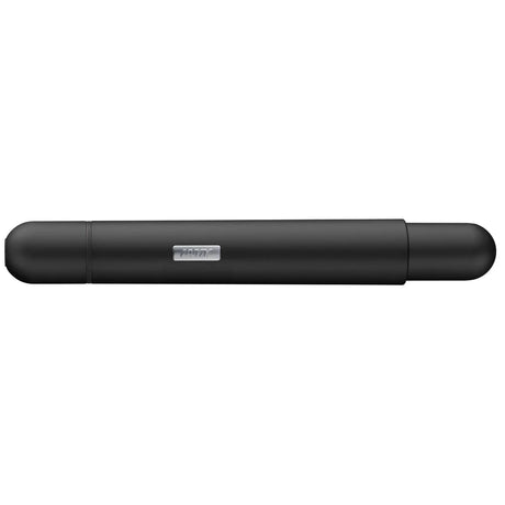 Innovative pocket pen full of transformative power.

The LAMY pico reaches unimagined greatness under pressure: the innovative pocket pen transforms into a full-size biro with just one finger movement thanks to an ingenious double push mechanism inside. Strikingly different and surprising, it brings a piece of innovation to even the smallest pencil case or even trouser pocket as a handy everyday companion.&nbsp;

Matte black lacquer finish&nbsp;with 1 refill of LAMY M 22 M black