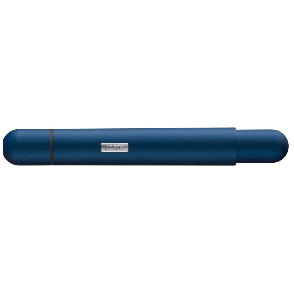 LAMY Pico Ballpoint Pen - Imperial Blue

Innovative pocket pen full of transformative power.

The LAMY pico reaches unimagined greatness under pressure: the innovative pocket pen transforms into a full-size biro with just one finger movement thanks to an ingenious double push mechanism inside. Strikingly different and surprising, it brings a piece of innovation to even the smallest pencil case or even trouser pocket as a handy everyday companion.&nbsp;

Matte dark blue lacquer finish with 1 refill of LAMY M