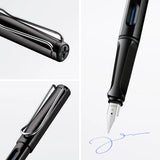 Fountain pen, icon, global success: the LAMY safari has been a beloved classic since its introduction in the 1980s and enjoys a cult status untypical for a writing instrument. Countless colours and ever-changing special editions make hearts beat faster - whether for the pencil case or the carefully curated fountain pen collection.

The LAMY safari is more than the sum of its details: it is aesthetic, robust and individual. The distinctive, self-sprung clip keeps the writing instrument securely fastened in p