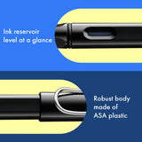 Fountain pen, icon, global success: the LAMY safari has been a beloved classic since its introduction in the 1980s and enjoys a cult status untypical for a writing instrument. Countless colours and ever-changing special editions make hearts beat faster - whether for the pencil case or the carefully curated fountain pen collection.

The LAMY safari is more than the sum of its details: it is aesthetic, robust and individual. The distinctive, self-sprung clip keeps the writing instrument securely fastened in p