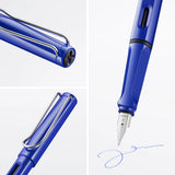 Fountain pen, icon, global success: the LAMY safari has been a beloved classic since its introduction in the 1980s and enjoys a cult status untypical for a writing instrument. Countless colours and ever-changing special editions make hearts beat faster - whether for the pencil case or the carefully curated fountain pen collection.

The LAMY safari is more than the sum of its details: it is aesthetic, robust and individual. The distinctive, self-sprung clip keeps the writing instrument securely fastened in p
