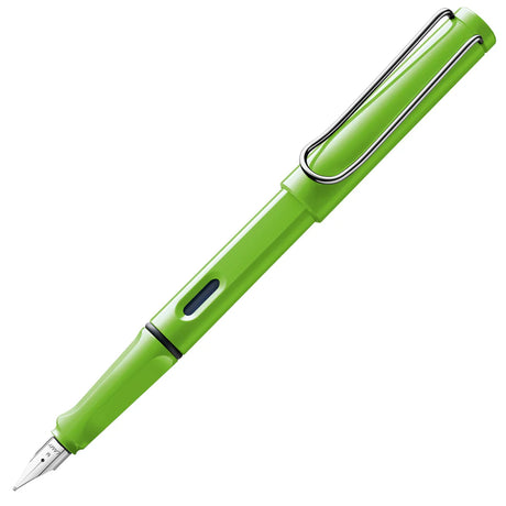Fountain pen, icon, global success: the LAMY safari has been a beloved classic since its introduction in the 1980s and enjoys a cult status untypical for a writing instrument. Countless colours and ever-changing special editions make hearts beat faster - whether for the pencil case or the carefully curated fountain pen collection.

The LAMY safari is more than the sum of its details: it is aesthetic, robust and individual. The distinctive, self-sprung clip keeps the writing instrument securely fastened in p