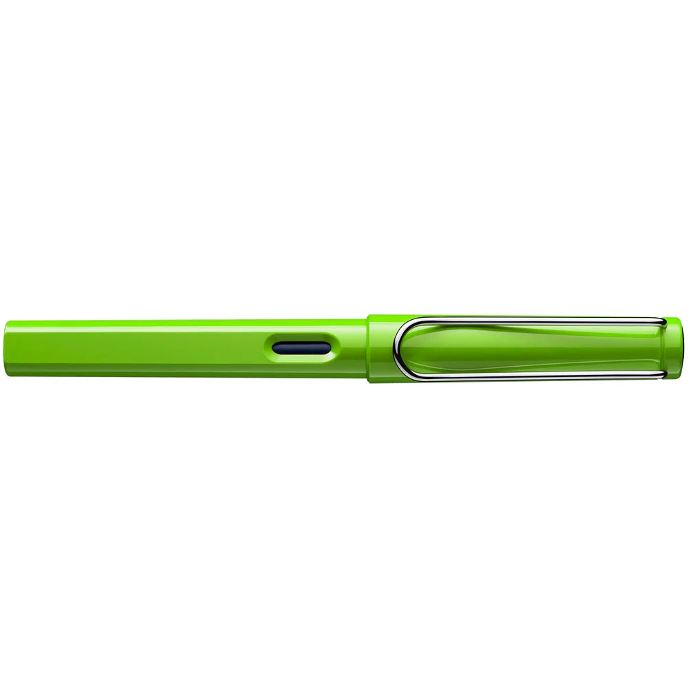 Fountain pen, icon, global success: the LAMY safari has been a beloved classic since its introduction in the 1980s and enjoys a cult status untypical for a writing instrument. Countless colours and ever-changing special editions make hearts beat faster - whether for the pencil case or the carefully curated fountain pen collection.

The LAMY safari is more than the sum of its details: it is aesthetic, robust and individual. The distinctive, self-sprung clip keeps the writing instrument securely fastened in p