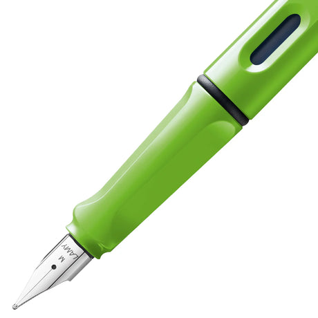Fountain pen, icon, global success: the LAMY safari has been a beloved classic since its introduction in the 1980s and enjoys a cult status untypical for a writing instrument. Countless colours and ever-changing special editions make hearts beat faster - whether for the pencil case or the carefully curated fountain pen collection.

The LAMY safari is more than the sum of its details: it is aesthetic, robust and individual. The distinctive, self-sprung clip keeps the writing instrument securely fastened in p