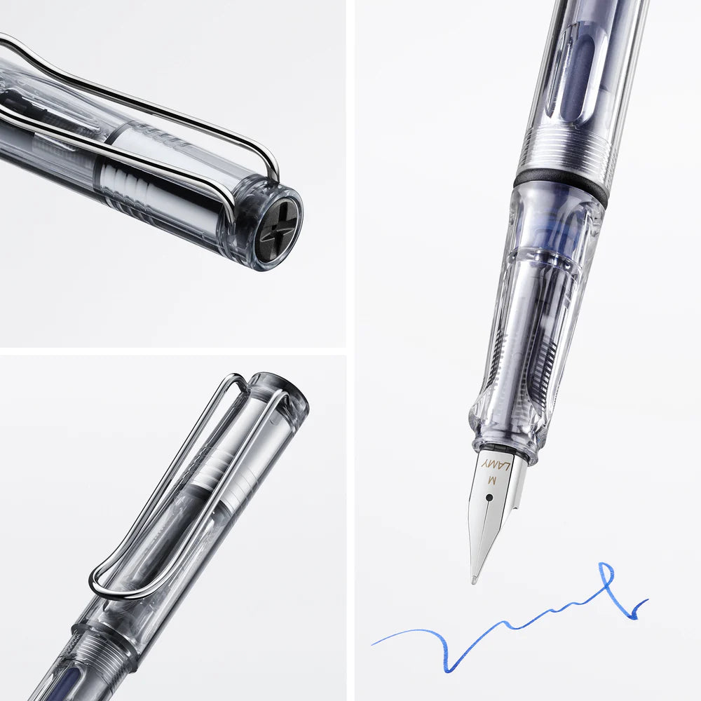 Fountain pen, icon, global success: the LAMY safari has been a beloved classic since its introduction in the 1980s and enjoys a cult status untypical for a writing instrument. Countless colours and ever-changing special editions make hearts beat faster - whether for the pencil case or the carefully curated fountain pen collection.

The LAMY safari is more than the sum of its details: it is aesthetic, robust and individual. The distinctive, self-sprung clip keeps the writing instrument securely fastened in p