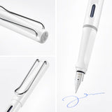 Fountain pen, icon, global success: the LAMY safari has been a beloved classic since its introduction in the 1980s and enjoys a cult status untypical for a writing instrument. Countless colours and ever-changing special editions make hearts beat faster - whether for the pencil case or the carefully curated fountain pen collection.

The LAMY safari is more than the sum of its details: it is aesthetic, robust and individual. The distinctive, self-sprung clip keeps the writing instrument securely fastened in p