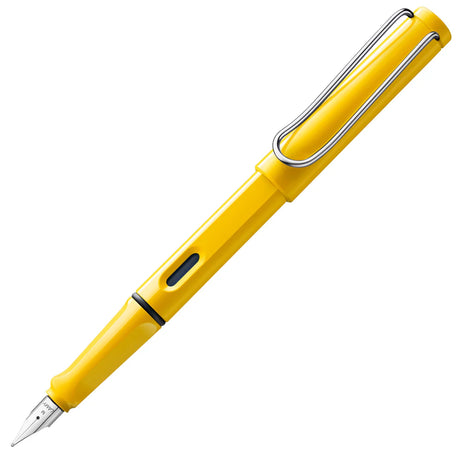 Fountain pen, icon, global success: the LAMY safari has been a beloved classic since its introduction in the 1980s and enjoys a cult status untypical for a writing instrument. Countless colours and ever-changing special editions make hearts beat faster - whether for the pencil case or the carefully curated fountain pen collection.

The LAMY safari is more than the sum of its details: it is aesthetic, robust and individual. The distinctive, self-sprung clip keeps the writing instrument securely fastened in p