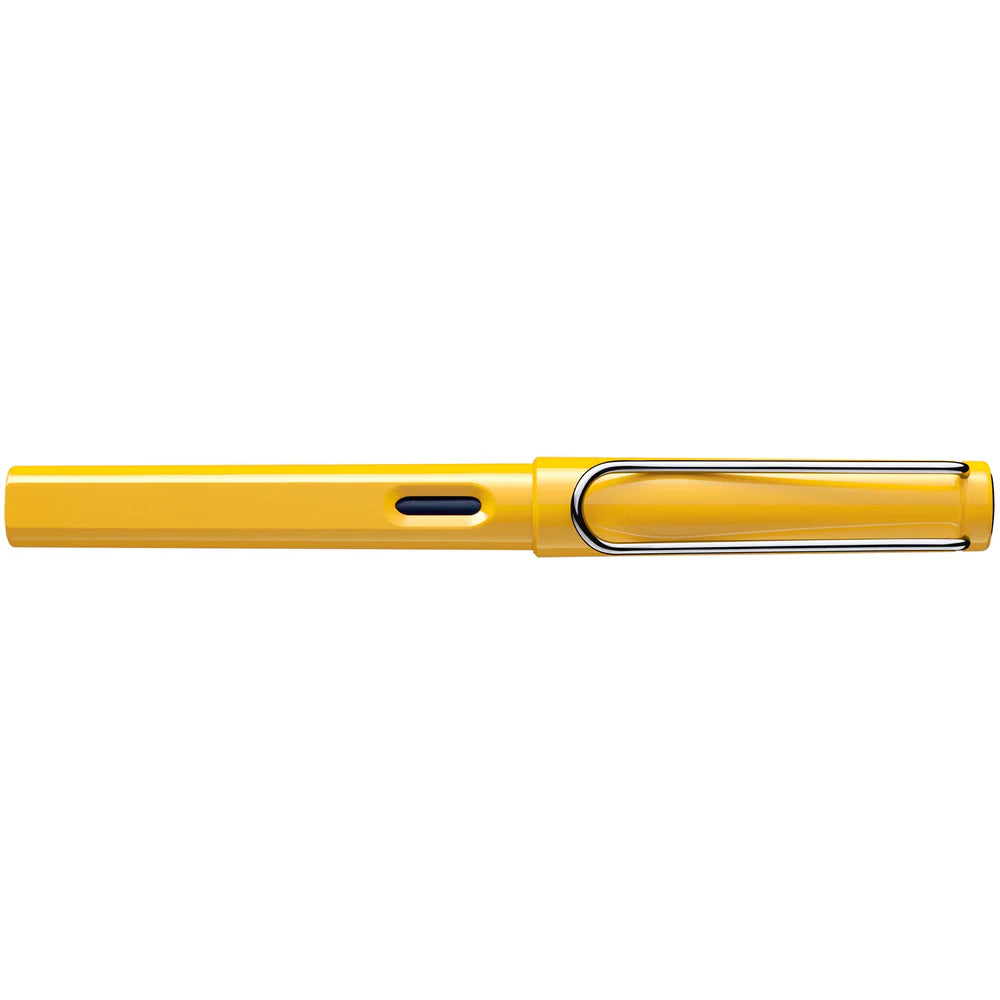 Fountain pen, icon, global success: the LAMY safari has been a beloved classic since its introduction in the 1980s and enjoys a cult status untypical for a writing instrument. Countless colours and ever-changing special editions make hearts beat faster - whether for the pencil case or the carefully curated fountain pen collection.

The LAMY safari is more than the sum of its details: it is aesthetic, robust and individual. The distinctive, self-sprung clip keeps the writing instrument securely fastened in p