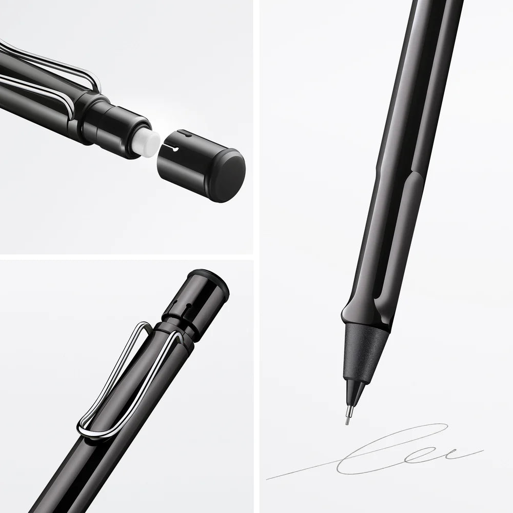 Fountain pen, icon, global success: the LAMY safari has been a beloved classic since its introduction in the 1980s and enjoys a cult status untypical for a writing instrument. Countless colours and ever-changing special editions make hearts beat faster - whether for the pencil case or the carefully curated fountain pen collection.

The LAMY safari is more than the sum of its details: it is aesthetic, robust and individual. The distinctive, self-sprung clip keeps the writing instrument securely fastened in p