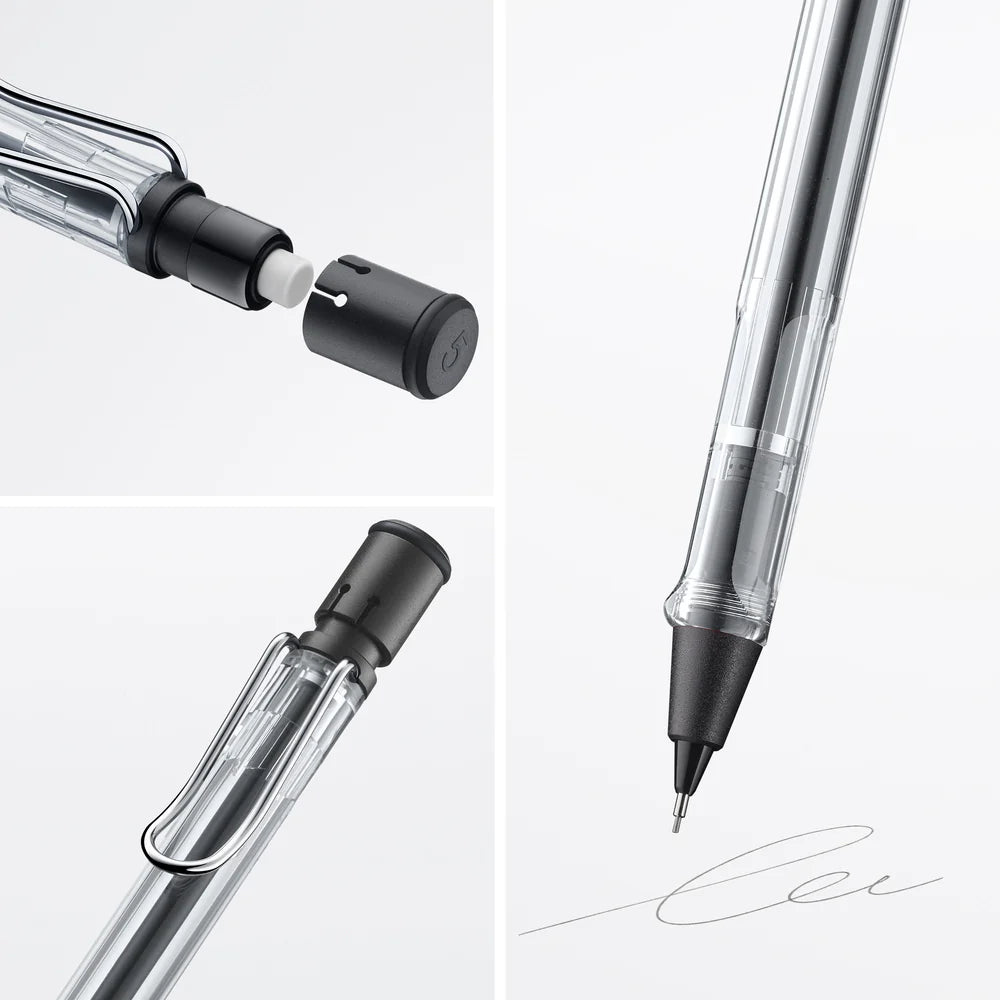 Fountain pen, icon, global success: the LAMY safari has been a beloved classic since its introduction in the 1980s and enjoys a cult status untypical for a writing instrument. Countless colours and ever-changing special editions make hearts beat faster - whether for the pencil case or the carefully curated fountain pen collection.

The LAMY safari is more than the sum of its details: it is aesthetic, robust and individual. The distinctive, self-sprung clip keeps the writing instrument securely fastened in p