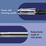 Fountain pen, icon, global success: the LAMY safari has been a beloved classic since its introduction in the 1980s and enjoys a cult status untypical for a writing instrument. Countless colours and ever-changing special editions make hearts beat faster - whether for the pencil case or the carefully curated fountain pen collection.

The LAMY safari is more than the sum of its details: it is aesthetic, robust and individual. The distinctive, self-sprung clip keeps the writing instrument securely fastened in p