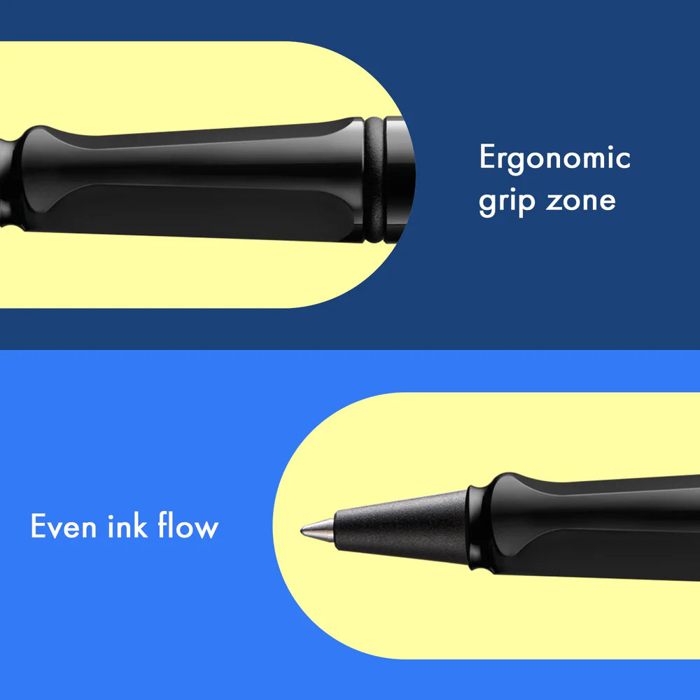Fountain pen, icon, global success: the LAMY safari has been a beloved classic since its introduction in the 1980s and enjoys a cult status untypical for a writing instrument. Countless colours and ever-changing special editions make hearts beat faster - whether for the pencil case or the carefully curated fountain pen collection.

The LAMY safari is more than the sum of its details: it is aesthetic, robust and individual. The distinctive, self-sprung clip keeps the writing instrument securely fastened in p