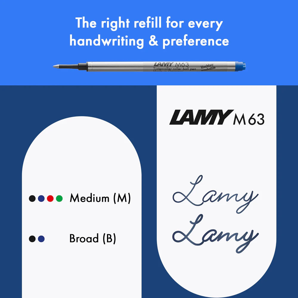 Fountain pen, icon, global success: the LAMY safari has been a beloved classic since its introduction in the 1980s and enjoys a cult status untypical for a writing instrument. Countless colours and ever-changing special editions make hearts beat faster - whether for the pencil case or the carefully curated fountain pen collection.

The LAMY safari is more than the sum of its details: it is aesthetic, robust and individual. The distinctive, self-sprung clip keeps the writing instrument securely fastened in p