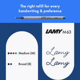 Fountain pen, icon, global success: the LAMY safari has been a beloved classic since its introduction in the 1980s and enjoys a cult status untypical for a writing instrument. Countless colours and ever-changing special editions make hearts beat faster - whether for the pencil case or the carefully curated fountain pen collection.

The LAMY safari is more than the sum of its details: it is aesthetic, robust and individual. The distinctive, self-sprung clip keeps the writing instrument securely fastened in p
