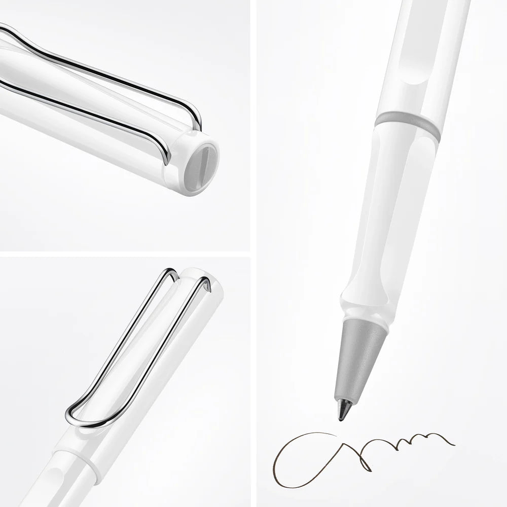 Fountain pen, icon, global success: the LAMY safari has been a beloved classic since its introduction in the 1980s and enjoys a cult status untypical for a writing instrument. Countless colours and ever-changing special editions make hearts beat faster - whether for the pencil case or the carefully curated fountain pen collection.

The LAMY safari is more than the sum of its details: it is aesthetic, robust and individual. The distinctive, self-sprung clip keeps the writing instrument securely fastened in p