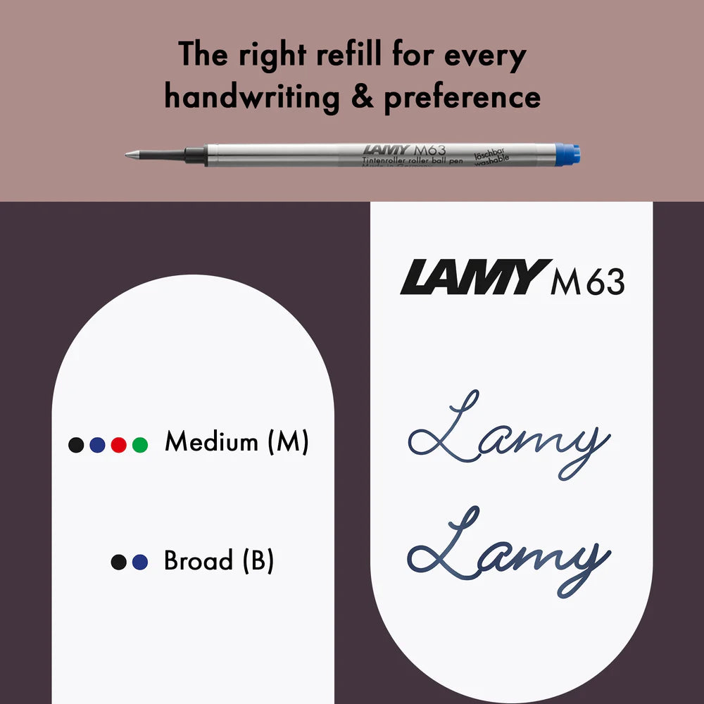 Fountain pen, icon, global success: the LAMY safari has been a beloved classic since its introduction in the 1980s and enjoys a cult status untypical for a writing instrument. Countless colours and ever-changing special editions make hearts beat faster - whether for the pencil case or the carefully curated fountain pen collection.

The LAMY safari is more than the sum of its details: it is aesthetic, robust and individual. The distinctive, self-sprung clip keeps the writing instrument securely fastened in p