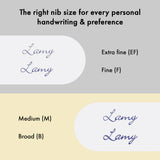 The LAMY studio convinces with timeless elegance and a universal design. The slightly curved, slim shape of its all-metal body seamlessly emerges from the individual case parts and is deliberately minimalist. The gentle curvature and harmonious proportions make the clip the trademark of the LAMY studio: it contrasts the matter-of-fact basic shape with an innovative design accent and creates a unique overall appearance.

The LAMY studio is assembled by hand at the LAMY craftsman's workshop in Heidelberg. In 