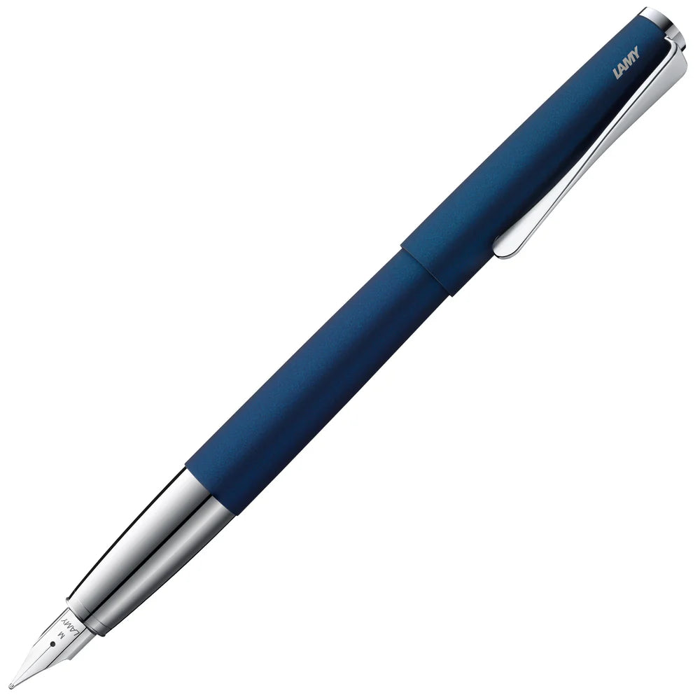 The LAMY studio convinces with timeless elegance and a universal design. The slightly curved, slim shape of its all-metal body seamlessly emerges from the individual case parts and is deliberately minimalist. The gentle curvature and harmonious proportions make the clip the trademark of the LAMY studio: it contrasts the matter-of-fact basic shape with an innovative design accent and creates a unique overall appearance.

The LAMY studio is assembled by hand at the LAMY craftsman's workshop in Heidelberg. In 
