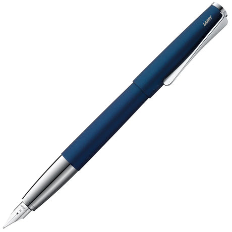 The LAMY studio convinces with timeless elegance and a universal design. The slightly curved, slim shape of its all-metal body seamlessly emerges from the individual case parts and is deliberately minimalist. The gentle curvature and harmonious proportions make the clip the trademark of the LAMY studio: it contrasts the matter-of-fact basic shape with an innovative design accent and creates a unique overall appearance.

The LAMY studio is assembled by hand at the LAMY craftsman's workshop in Heidelberg. In 