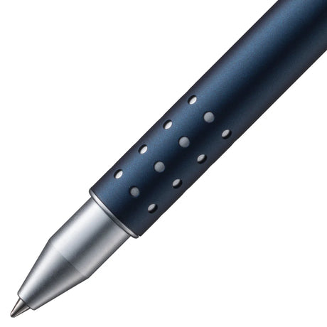 The LAMY swift is a rollerball pen whose straightforward design is full of thoughtful details. It combines the pleasant writing feeling of ink with the robust functionality of a biro. The interaction of clip and pusher is particularly ingenious: when the refill is pushed out and ready to write, the clip retracts to prevent accidental insertion.

Inside the LAMY swift, the best rollerball refill on the market, the LAMY M 66, ensures a smooth and fluid writing experience. The durable all-metal casing features