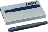 With their intense colors and long range, the LAMY T10 large capacity ink cartridges ensure pleasant, even writing - whether in everyday life, in the office, or at school. The ink cartridges offer an even flow and provide a smooth, precise writing experience for stylish writing without scratches. These ink cartridges fit all Lamy fountain pens, except the LAMY 2000.

Includes 5 cartridges with a 1.25ml capacity in each pack.