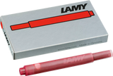 With their intense colors and long range, the LAMY T10 large capacity ink cartridges ensure pleasant, even writing - whether in everyday life, in the office, or at school. The ink cartridges offer an even flow and provide a smooth, precise writing experience for stylish writing without scratches. These ink cartridges fit all Lamy fountain pens, except the LAMY 2000.

Includes 5 cartridges with a 1.25ml capacity in each pack.