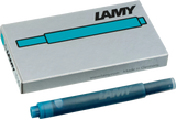 With their intense colors and long range, the LAMY T10 large capacity ink cartridges ensure pleasant, even writing - whether in everyday life, in the office, or at school. The ink cartridges offer an even flow and provide a smooth, precise writing experience for stylish writing without scratches. These ink cartridges fit all Lamy fountain pens, except the LAMY 2000.

Includes 5 cartridges with a 1.25ml capacity in each pack.