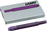 With their intense colors and long range, the LAMY T10 large capacity ink cartridges ensure pleasant, even writing - whether in everyday life, in the office, or at school. The ink cartridges offer an even flow and provide a smooth, precise writing experience for stylish writing without scratches. These ink cartridges fit all Lamy fountain pens, except the LAMY 2000.

Includes 5 cartridges with a 1.25ml capacity in each pack.