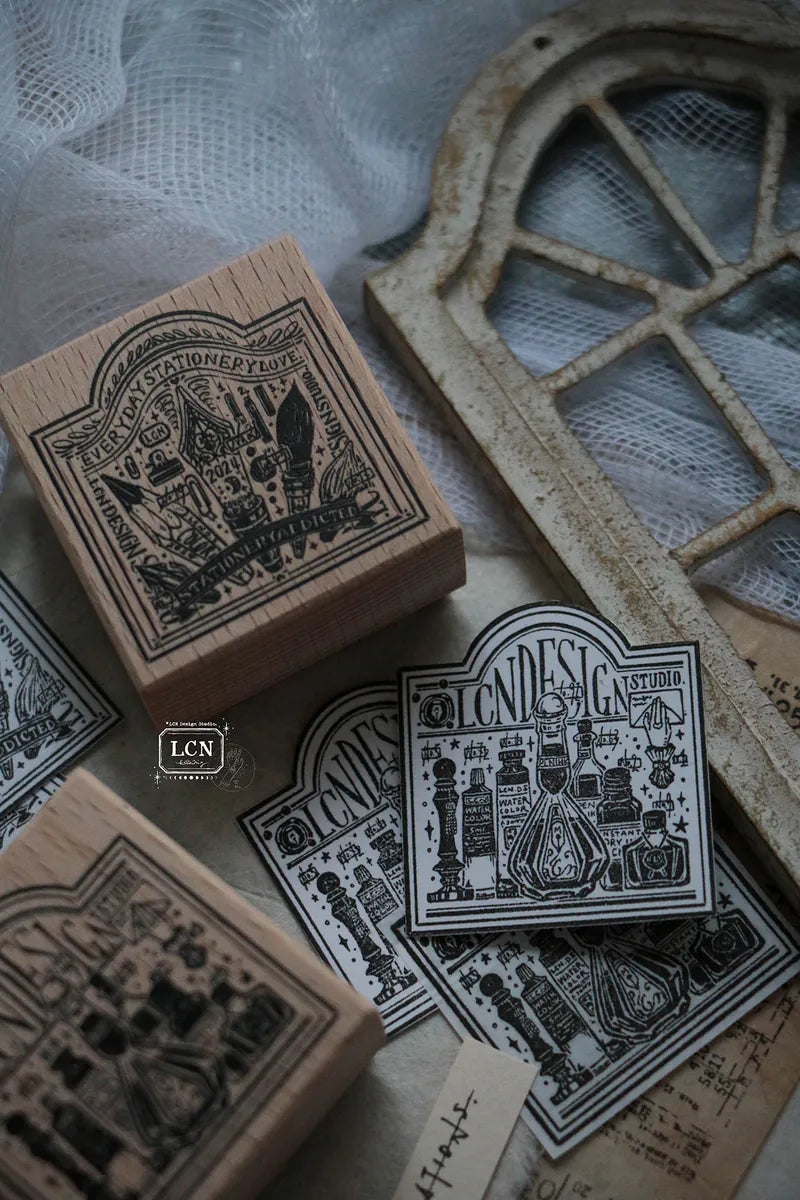 LCN Wooden Stamp - Pen Signboard