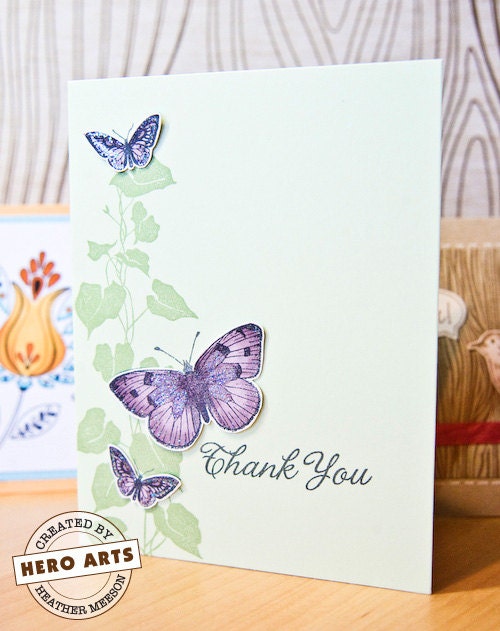 Papillons Stamp Set