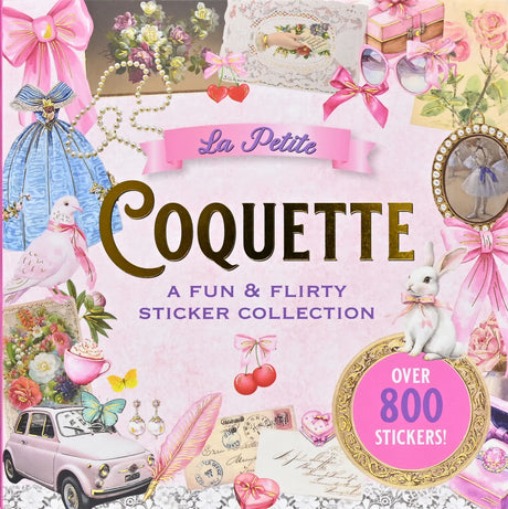 Celebrate the power of all things pink and pretty with this fun and flirty sticker book!

50 vibrant pages brim with more than 800 stickers, all featuring a feminine flourish!
Eclectic assortment spans a diverse range: Buttons, bows, and berries; kittens and cupcakes; hearts and flowers; vintage delights; plus an assortment of beautiful borders, labels, uplifting phrases, and more!