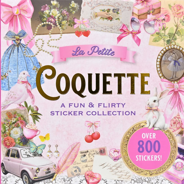 Celebrate the power of all things pink and pretty with this fun and flirty sticker book!

50 vibrant pages brim with more than 800 stickers, all featuring a feminine flourish!
Eclectic assortment spans a diverse range: Buttons, bows, and berries; kittens and cupcakes; hearts and flowers; vintage delights; plus an assortment of beautiful borders, labels, uplifting phrases, and more!