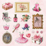 Celebrate the power of all things pink and pretty with this fun and flirty sticker book!

50 vibrant pages brim with more than 800 stickers, all featuring a feminine flourish!
Eclectic assortment spans a diverse range: Buttons, bows, and berries; kittens and cupcakes; hearts and flowers; vintage delights; plus an assortment of beautiful borders, labels, uplifting phrases, and more!