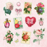 Celebrate the power of all things pink and pretty with this fun and flirty sticker book!

50 vibrant pages brim with more than 800 stickers, all featuring a feminine flourish!
Eclectic assortment spans a diverse range: Buttons, bows, and berries; kittens and cupcakes; hearts and flowers; vintage delights; plus an assortment of beautiful borders, labels, uplifting phrases, and more!