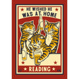 A beautiful and irreverently adorable journal, perfect for the reluctant cat-about-town who would rather be at home reading.