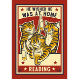 A beautiful and irreverently adorable journal, perfect for the reluctant cat-about-town who would rather be at home reading.