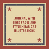 A beautiful and irreverently adorable journal, perfect for the reluctant cat-about-town who would rather be at home reading.