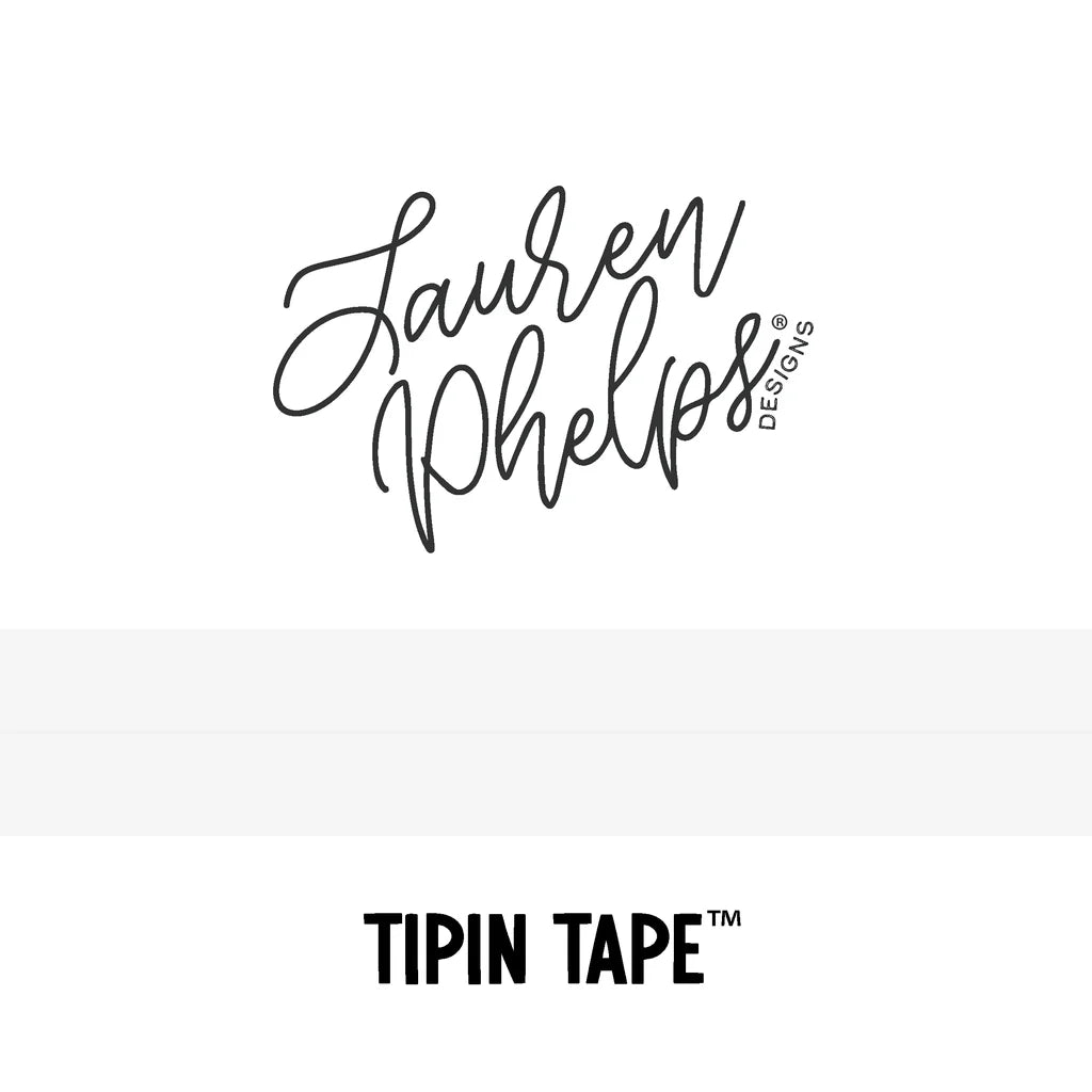 Do you love adding interactive elements to your scrapbook layouts like photos, journaling cards, patterned paper, ephemera, and keepsakes, but want a clean, professional way to attach them without bulky adhesives or visible hinges?

Tip In Tape™ was designed for exactly that.

Tip In Tape™ is a clear matte PET tape created for adding interactive elements to scrapbook pages and paper crafting projects with precision and ease. It allows you to create flip-ups, tip-ins, layered details, and movable elements wh
