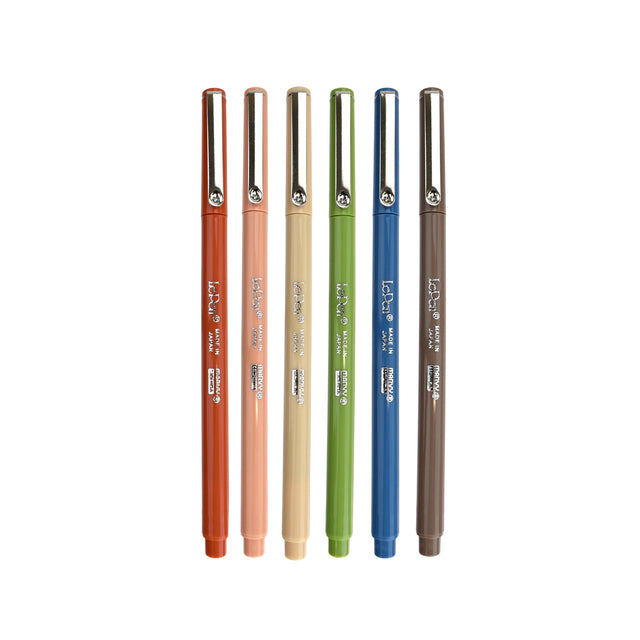 Meet the pen that everyone's obsessed with—and for good reason! Le Pen's silky micro-fine tip is your secret weapon for flawless bullet journals, pristine form-filling, scrapbook masterpieces, planner perfection, and love letters that actually look intentional. Now introducing our gorgeous Earth Tone collection—natural, sophisticated, and ready to elevate your creative game.&nbsp;

Specifications
Extra Fine Point - 0.3mm
Smear resistant
Quick Drying
Vivid colors
Water based dye ink
Smooth writing
Conforms t