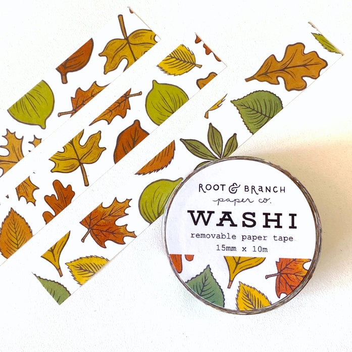 Root & Branch Paper Co - Leaves Washi Tape