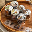 Sit back and relax with the finer things in life with these adorable PET tapes. Each tape represents a different area of leisure from coffee, cats, clothing, and desserts. These tapes are perfect for journaling, making cards and gift tags, and more.&nbsp;

Kiss Cut
Includes 1 roll of PET tape